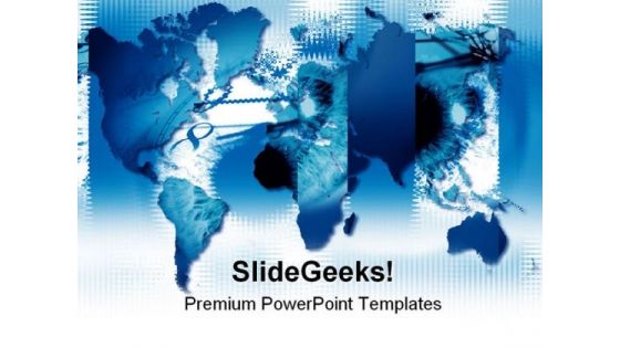 World Map01 Global PowerPoint Templates And PowerPoint Backgrounds 0611