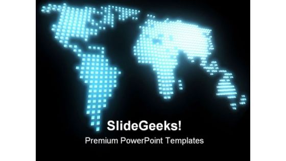 World Map Business PowerPoint Templates And PowerPoint Backgrounds 0611