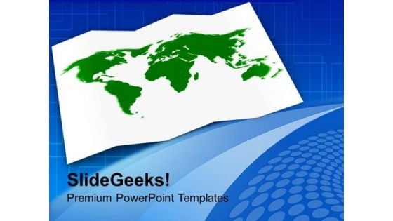 World Map Global Business PowerPoint Templates Ppt Backgrounds For Slides 0113