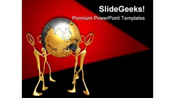 World Peace Global PowerPoint Themes And PowerPoint Slides 0811