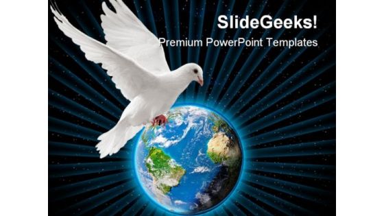 World Peace Globe PowerPoint Background And Template 1210 World Peace Globe PowerPoint Background And Template 1210