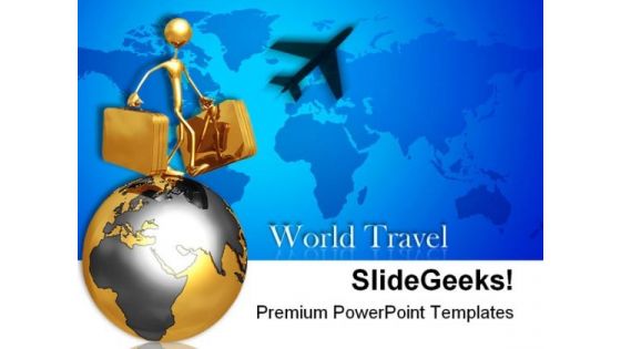 World Travel Business PowerPoint Templates And PowerPoint Backgrounds 0811