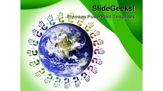 World Unity Globe PowerPoint Templates And PowerPoint Backgrounds 0311