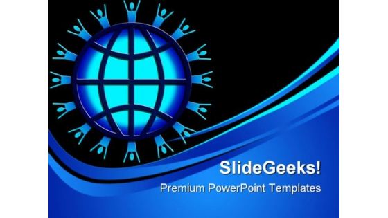 World Wide Web Global PowerPoint Templates And PowerPoint Backgrounds 0411