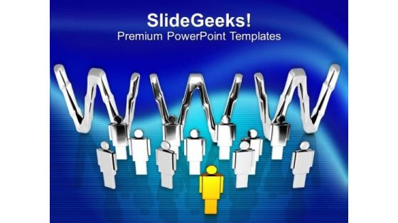 World Wide Web Technology PowerPoint Templates Ppt Backgrounds For Slides 0413 World Wide Web Technology PowerPoint Templates Ppt Backgrounds For Slides 0413