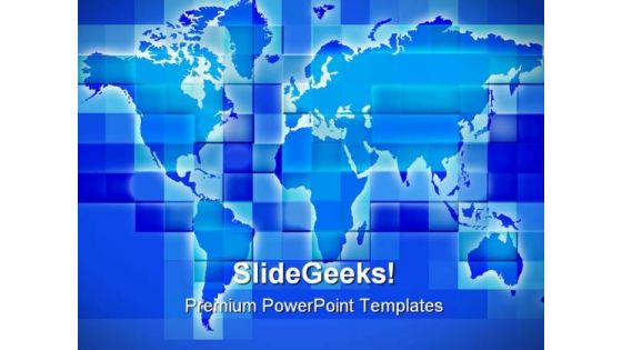 Worldmap Business PowerPoint Templates And PowerPoint Backgrounds 0611