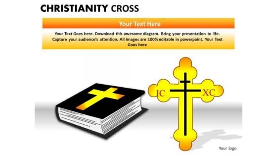Worship Christ Cross PowerPoint Slides And Ppt Presentation Templates