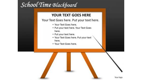 Writing Board School Time Blackboard PowerPoint Slides And Ppt Diagram Templates