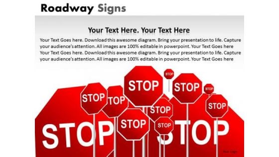 Wrong Strategy Stop Signs PowerPoint Templates And Ppt Slides Wrong Strategy Stop Signs PowerPoint Templates And Ppt Slides