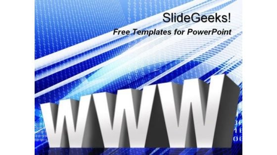 World Wide Web Communication PowerPoint Template