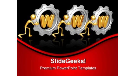 Www Gears Industrial PowerPoint Themes And PowerPoint Slides 0611