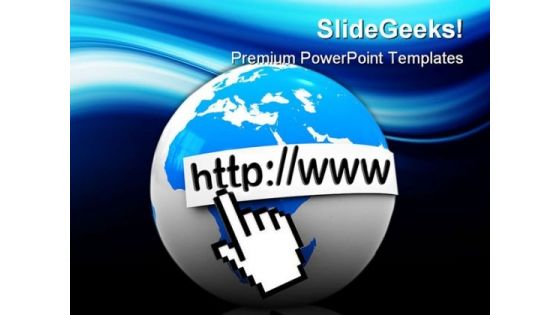 Www Internet Globe PowerPoint Templates And PowerPoint Backgrounds 0311