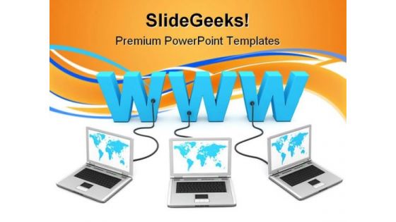 Www Networking Computer PowerPoint Templates And PowerPoint Backgrounds 0611