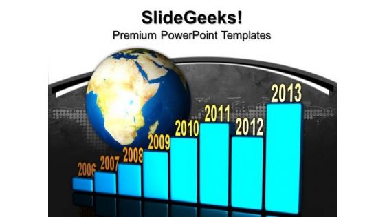 Yearly Business Graph Global PowerPoint Templates And PowerPoint Themes 0912
