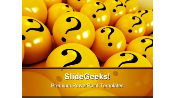 Yellow Balls Symbol PowerPoint Themes And PowerPoint Slides 0711