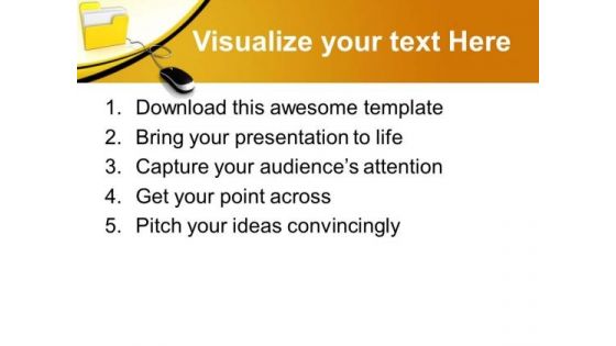 Yellow Computer Theme Internet PowerPoint Templates And PowerPoint Themes 0812
