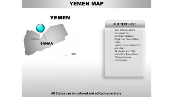 Yemen Country PowerPoint Maps