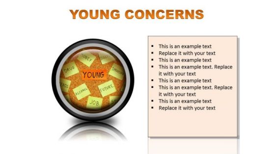 Young Concerns Metaphor PowerPoint Presentation Slides Cc