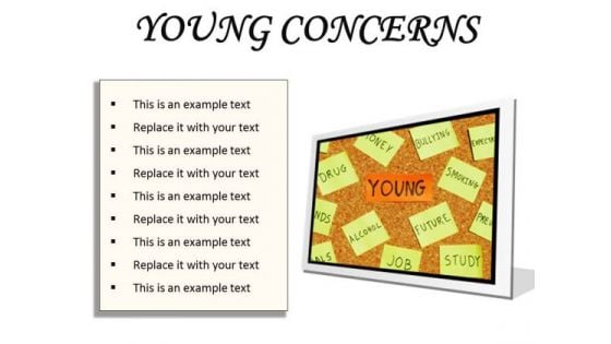 Young Concerns Metaphor PowerPoint Presentation Slides F