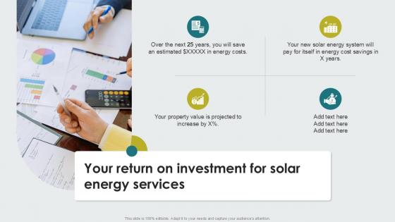 Your Return On Investment For Solar Energy Services PPT Template SS Your Return On Investment For Solar Energy Services PPT Template SS
