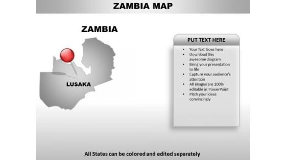 Zambia Country PowerPoint Maps