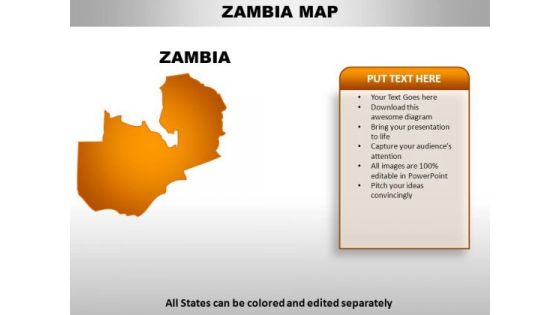 Zambia PowerPoint Maps