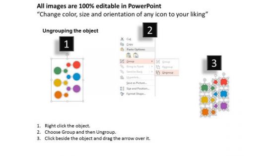 Zigzag Circle Infographic For Planning PowerPoint Template