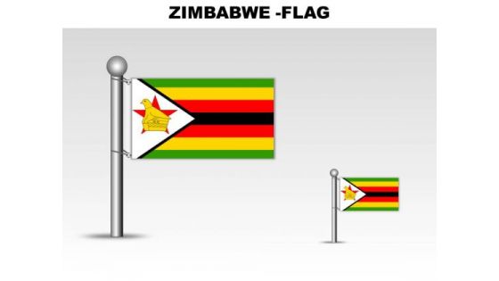 Zimbabwe Country PowerPoint Flags