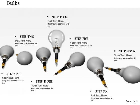 0814 Stock Photo Creative Idea Bulb Conceptual Image PowerPoint Slide