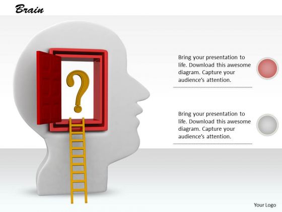 0814 Stock Photo Design Of Ladder To Human Mind PowerPoint Slide 0814 Stock Photo Design Of Ladder To Human Mind PowerPoint Slide