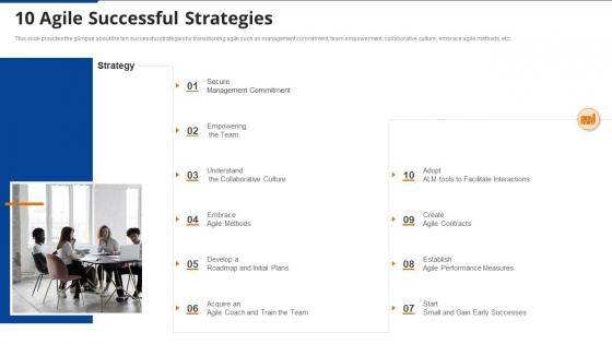 10 Agile Successful Strategies Agile Project Administration Proposal IT Ppt Gallery Infographics PDF 10 Agile Successful Strategies Agile Project Administration Proposal IT Ppt Gallery Infographics PDF