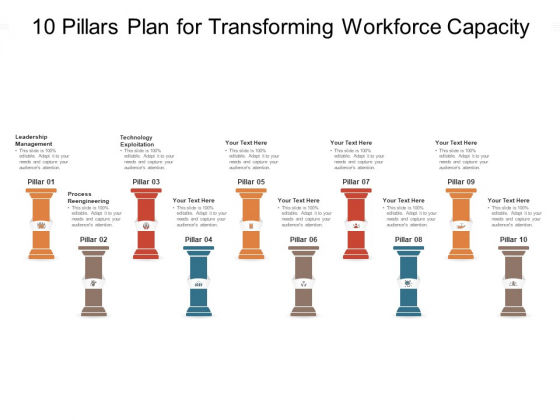 10 Pillars Plan For Transforming Workforce Capacity Ppt PowerPoint Presentation Gallery Elements PDF 10 Pillars Plan For Transforming Workforce Capacity Ppt PowerPoint Presentation Gallery Elements PDF