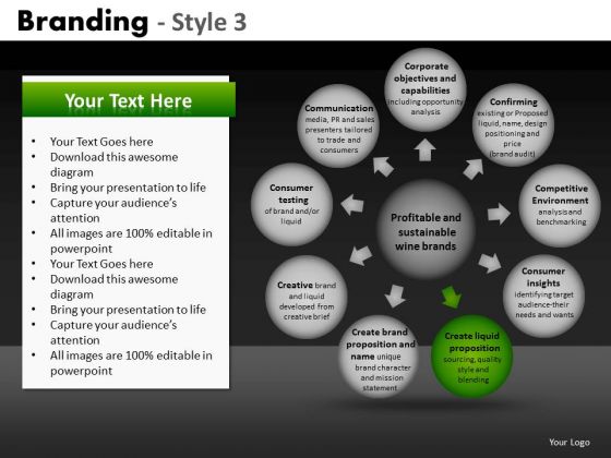 10 Spheres Wheel And Spoke Diagram PowerPoint Slides 10 Spheres Wheel And Spoke Diagram PowerPoint Slides