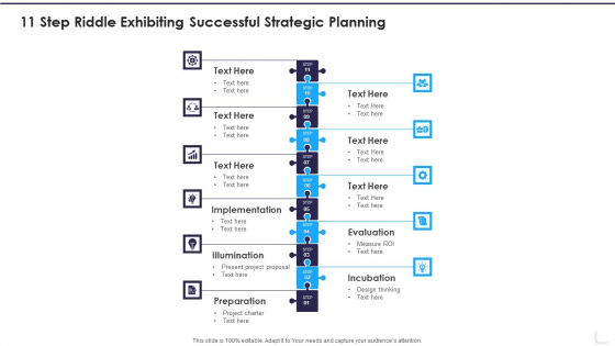 11 Step Riddle Exhibiting Successful Strategic Planning Template PDF 11 Step Riddle Exhibiting Successful Strategic Planning Template PDF