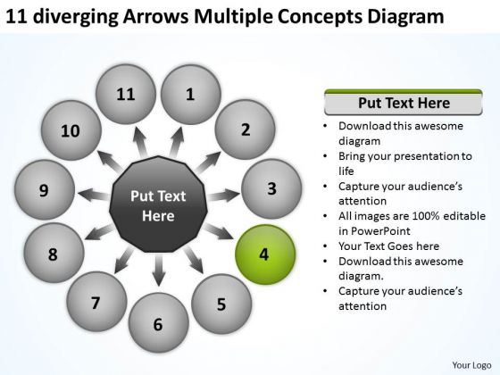 11 Diverging Arrows Multilple Concepts Diagram Chart Software PowerPoint Slides 11 Diverging Arrows Multilple Concepts Diagram Chart Software PowerPoint Slides