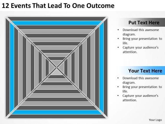 12 Events That Lead To One Outcome Ppt Cost Of Business Plan PowerPoint Templates 12 Events That Lead To One Outcome Ppt Cost Of Business Plan PowerPoint Templates