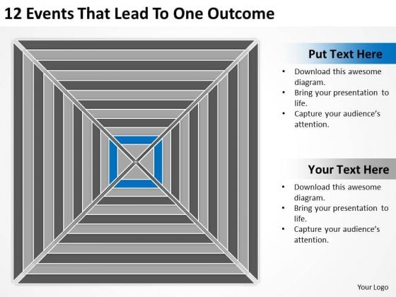 12 Events That Lead To One Outcome Ppt How Form Business Plan PowerPoint Slides 12 Events That Lead To One Outcome Ppt How Form Business Plan PowerPoint Slides