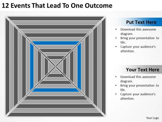 12 Events That Lead To One Outcome Ppt Real Estate Business Plan PowerPoint Slides 12 Events That Lead To One Outcome Ppt Real Estate Business Plan PowerPoint Slides