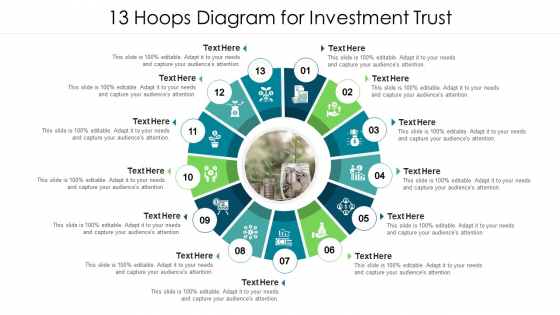 13 Hoops Diagram For Investment Trust Ppt PowerPoint Presentation Gallery Maker PDF Slide 1
