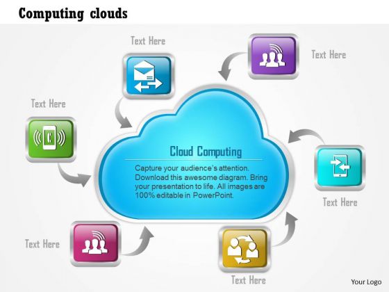 1 Cloud Computing Cloud With Mobile Devices Around It Showing Global Connectivity Ppt Slide 1 Cloud Computing Cloud With Mobile Devices Around It Showing Global Connectivity Ppt Slide