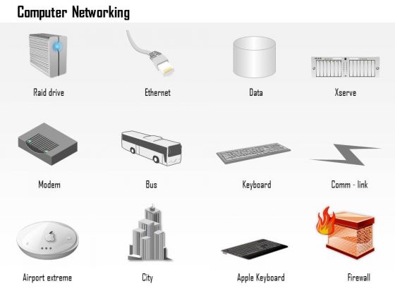 1 Computer Networking Raid Drive Ethernet Modem Keyboard Keyboard Firewall Ppt Slides 1 Computer Networking Raid Drive Ethernet Modem Keyboard Keyboard Firewall Ppt Slides
