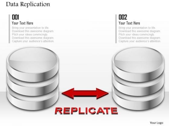 1 Data Replication From Primary To Secondary Storage Media Representing Hard Drives Ppt Slides 1 Data Replication From Primary To Secondary Storage Media Representing Hard Drives Ppt Slides
