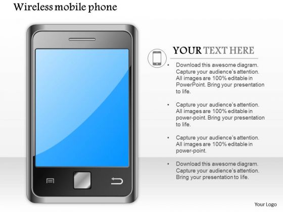 1 Editable Icon Image Of Wireless Mobile Phone Android Iphone Ppt Slide 1 Editable Icon Image Of Wireless Mobile Phone Android Iphone Ppt Slide