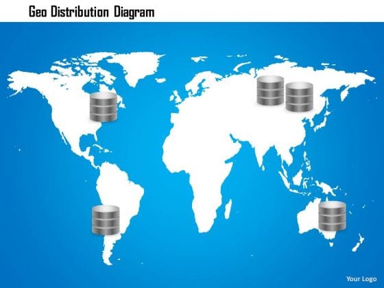 1 Geo Distribution Diagram Storage Networking With Databases Geographically Ppt Slide 1 Geo Distribution Diagram Storage Networking With Databases Geographically Ppt Slide