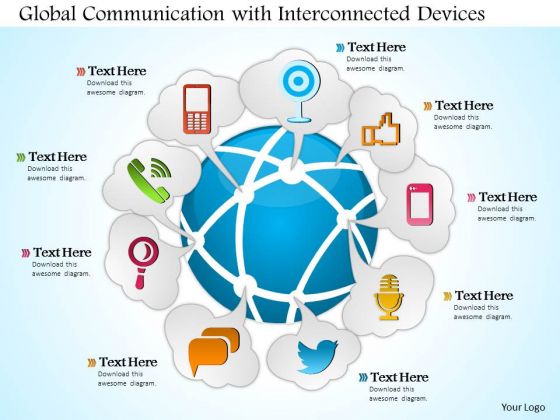 1 Global Communication With Interconnected Devices Surrounding The Earth Globe Ppt Slides 1 Global Communication With Interconnected Devices Surrounding The Earth Globe Ppt Slides