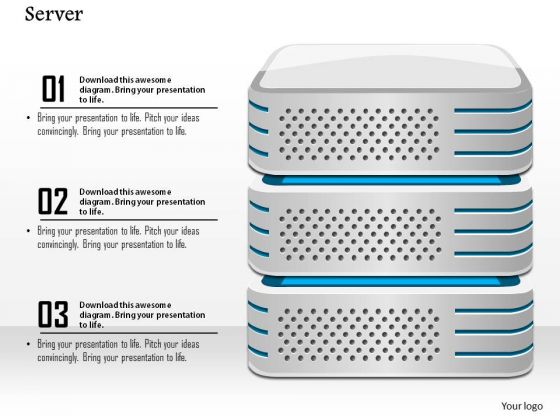 1 Image Of 3 Servers For Compute With Applications Running Inside Them Ppt Slides 1 Image Of 3 Servers For Compute With Applications Running Inside Them Ppt Slides