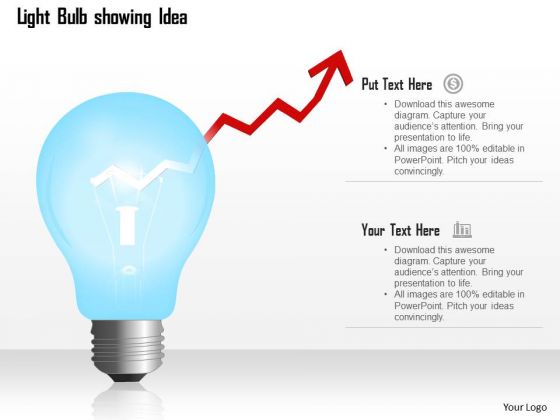 1 Light Bulb Showing Idea With Arrow Going Upwards Growth Concept Ppt Slide 1 Light Bulb Showing Idea With Arrow Going Upwards Growth Concept Ppt Slide