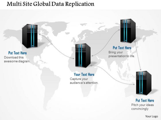 1 Multi Site Global Data Replication Storage Networking Between Data Centers Ppt Slide 1 Multi Site Global Data Replication Storage Networking Between Data Centers Ppt Slide