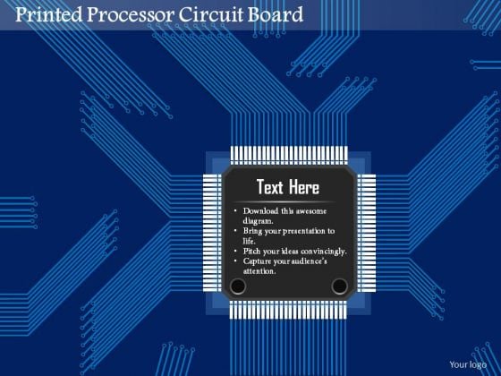 1 Printed Processor Circuit Board Engineering Production Of Microelectronics Ppt Slides 1 Printed Processor Circuit Board Engineering Production Of Microelectronics Ppt Slides