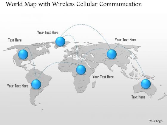 1 World Map With Wireless Cellular Communication Hop Point To Point Ppt Slide 1 World Map With Wireless Cellular Communication Hop Point To Point Ppt Slide